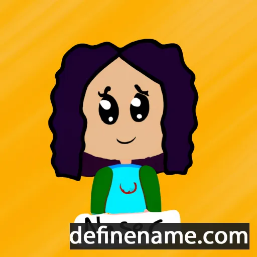 cartoon of the name Nesryn