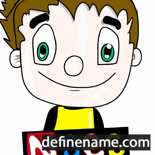 cartoon of the name Ness