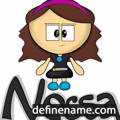 cartoon of the name Nessa