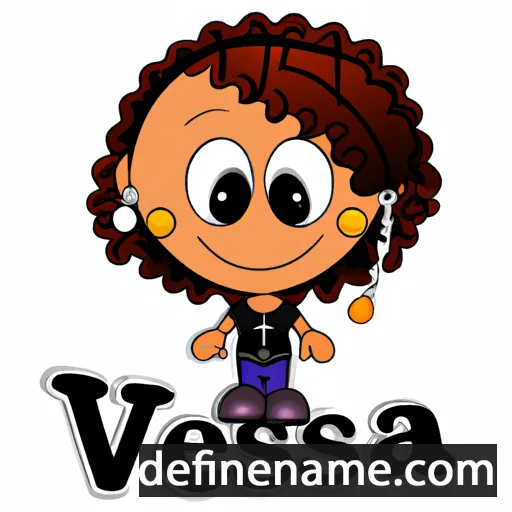 cartoon of the name Nessa