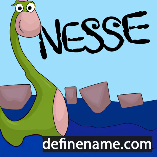 cartoon of the name Nessie