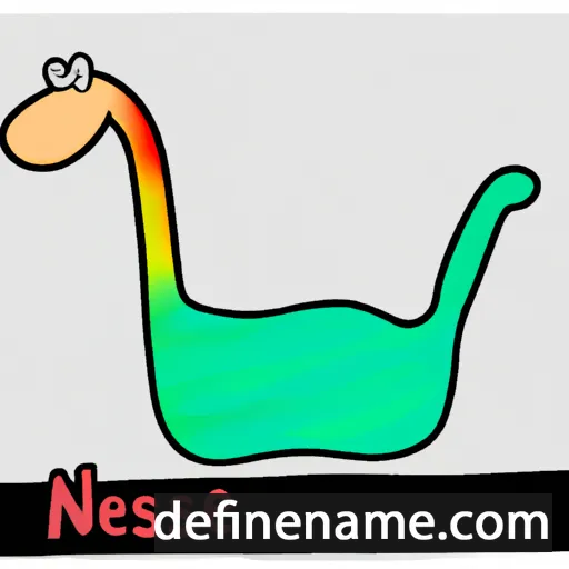 cartoon of the name Nessie