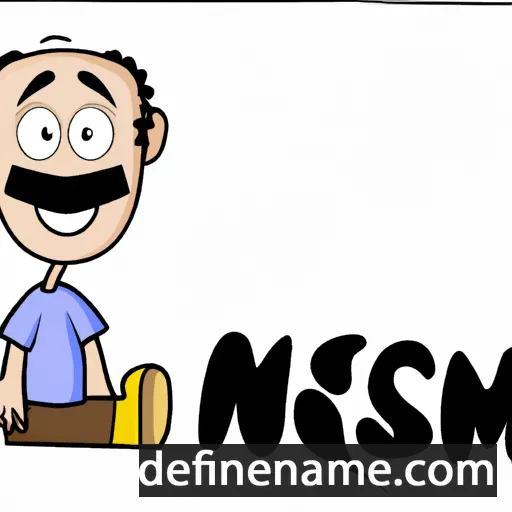 cartoon of the name Nessim