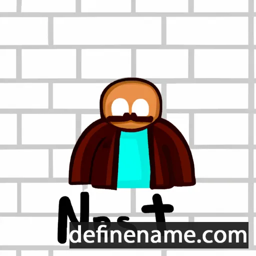 cartoon of the name Neste