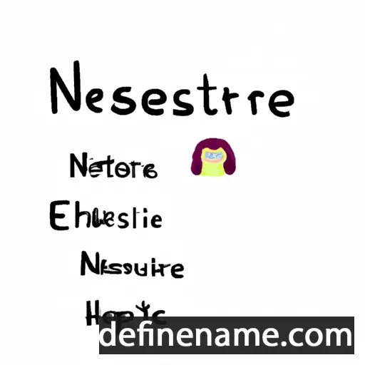 cartoon of the name Nestorine