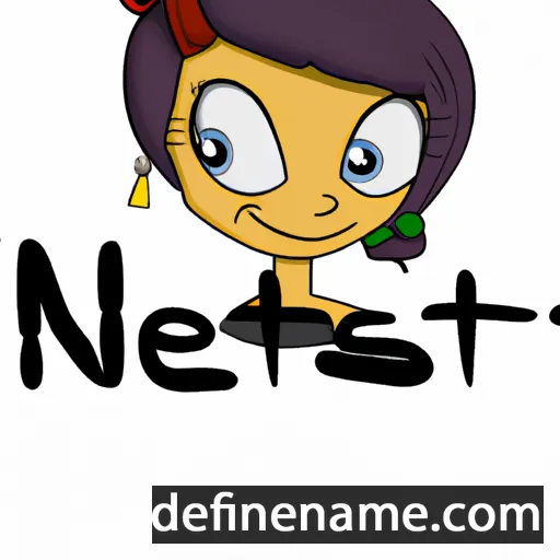 cartoon of the name Nestra