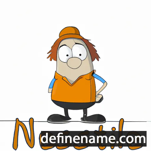 cartoon of the name Nesulte