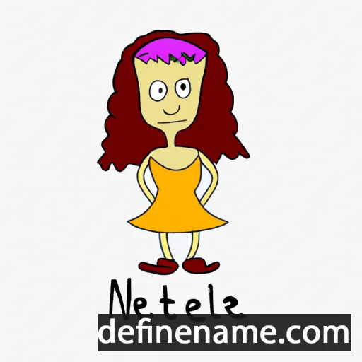 cartoon of the name Netalee