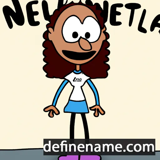 cartoon of the name Netanela