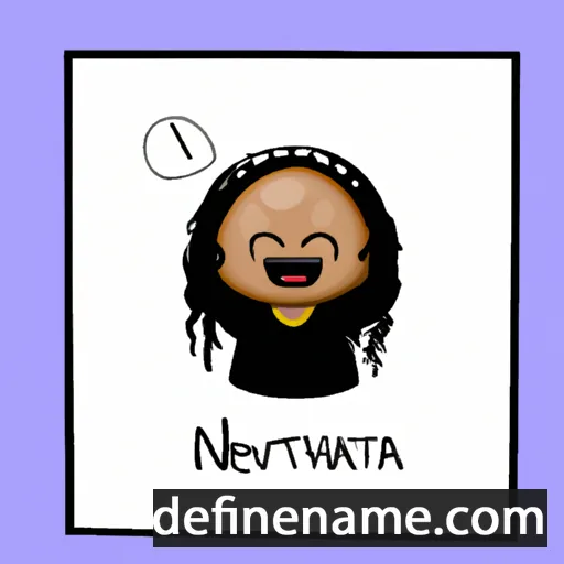 cartoon of the name Nethanya