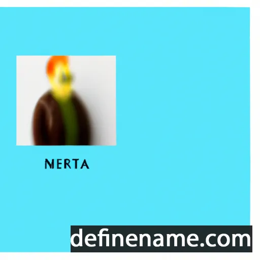 cartoon of the name Nethra