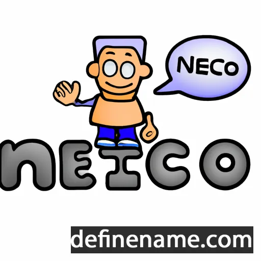 cartoon of the name Netico