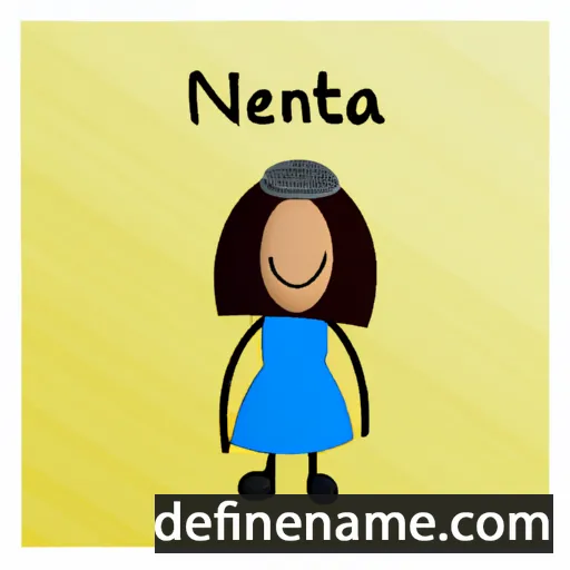 cartoon of the name Netina