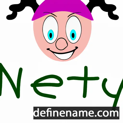 cartoon of the name Netty