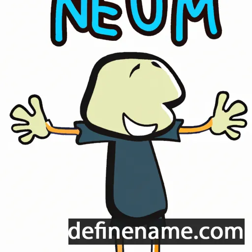 cartoon of the name Neum