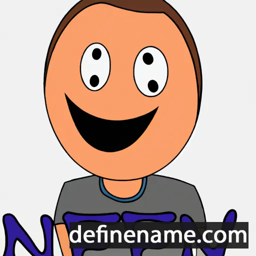 cartoon of the name Neven