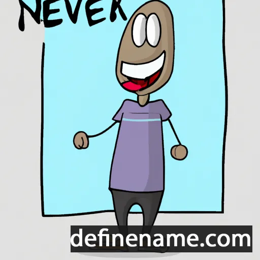 cartoon of the name Nevenez