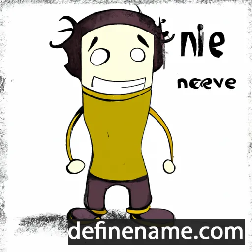 cartoon of the name Nevenoe