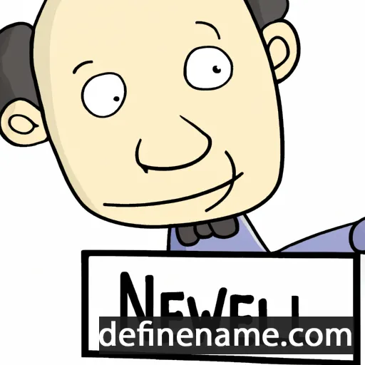 cartoon of the name Newell