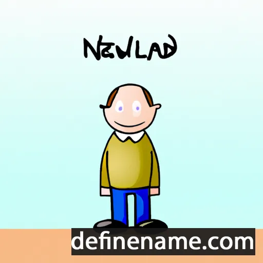 cartoon of the name Newland