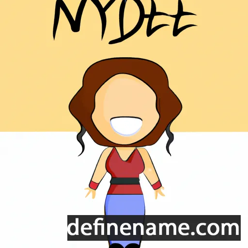 cartoon of the name Neyde