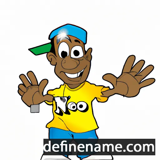 cartoon of the name Neyo