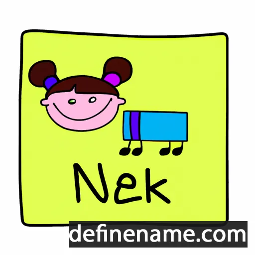 cartoon of the name Nežika