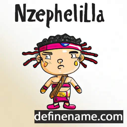 cartoon of the name Nezahualpilli