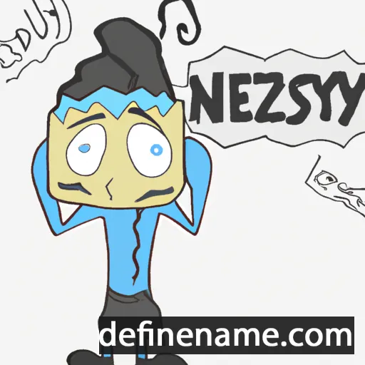 cartoon of the name Nezamysl