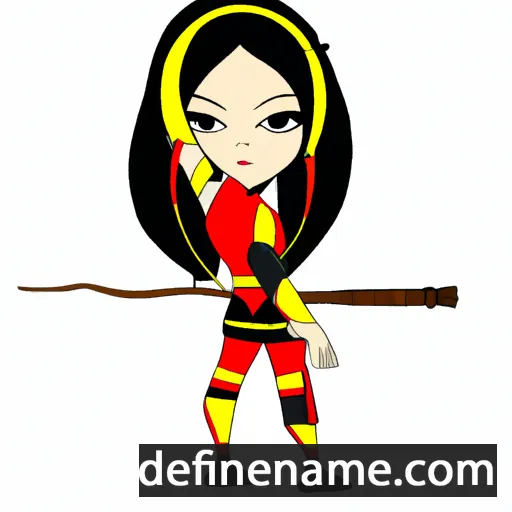 cartoon of the name Nezha