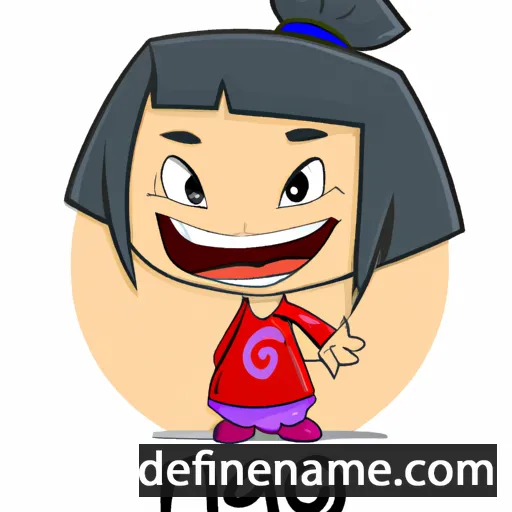 cartoon of the name Ngai