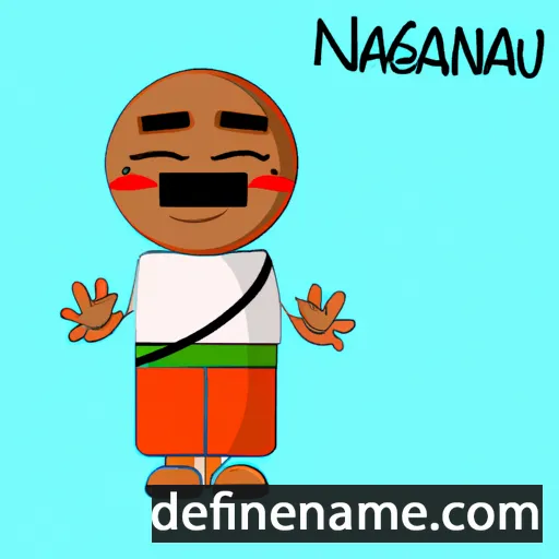 cartoon of the name Nganakani