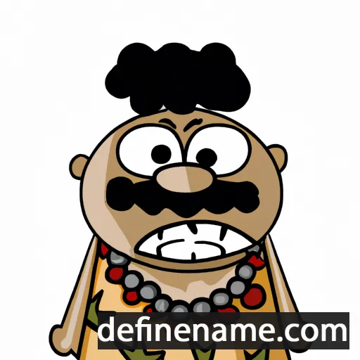 cartoon of the name Nganakati