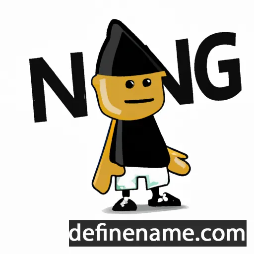 cartoon of the name Ngigi