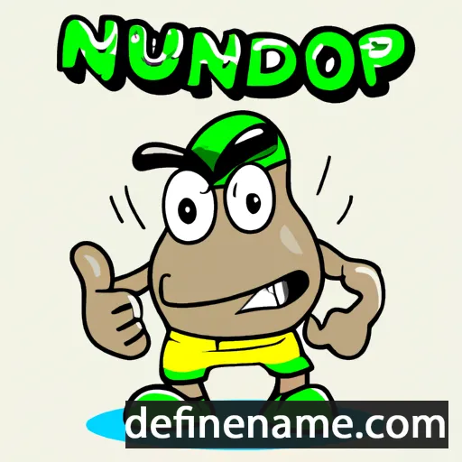 cartoon of the name Ngodup