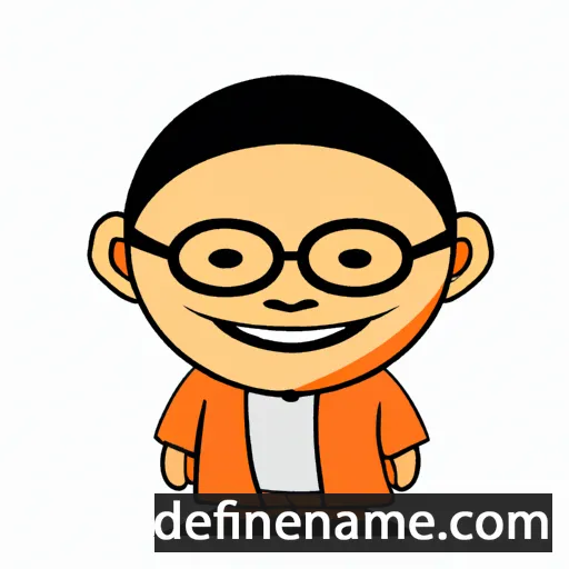 cartoon of the name Ngoen