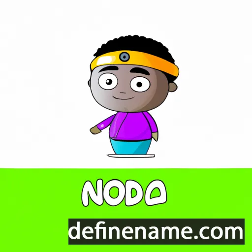 cartoon of the name Ngonda