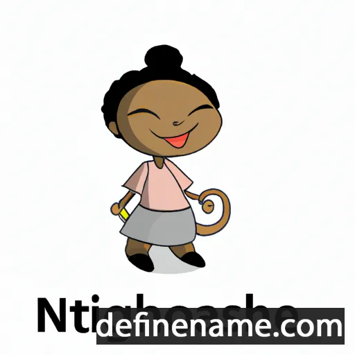 cartoon of the name Ngonidzashe