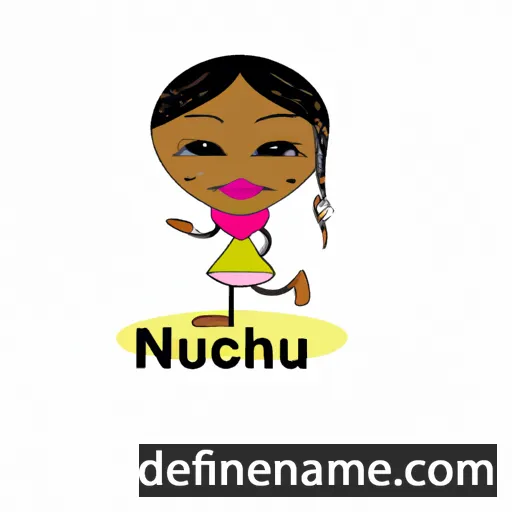 cartoon of the name Ngozichukwu