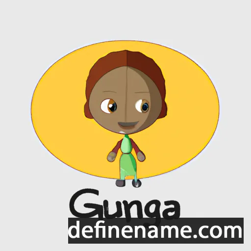 cartoon of the name Nguema