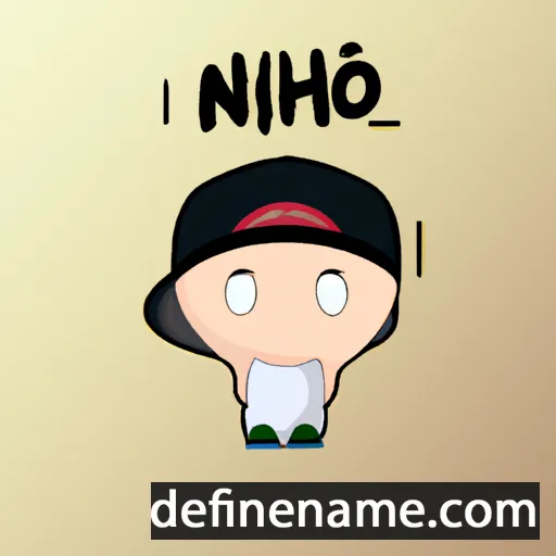 cartoon of the name Nhị