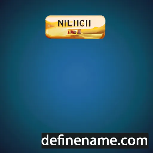 cartoon of the name Nhialic