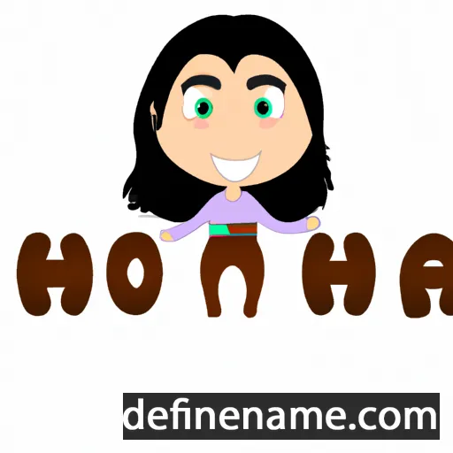 cartoon of the name Nhora