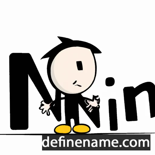 cartoon of the name Ni