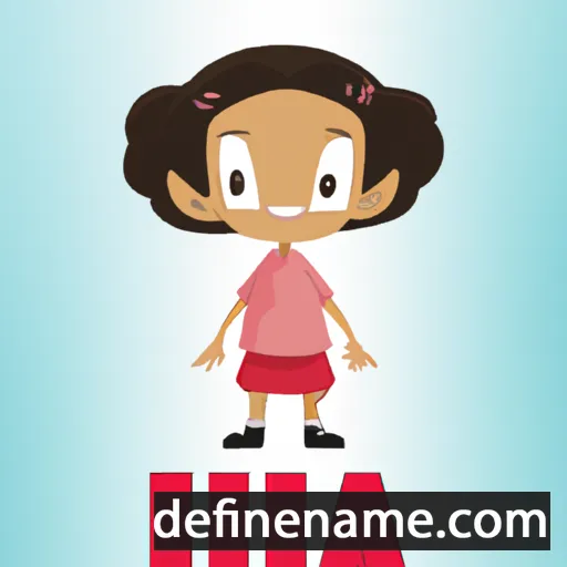 cartoon of the name Niana