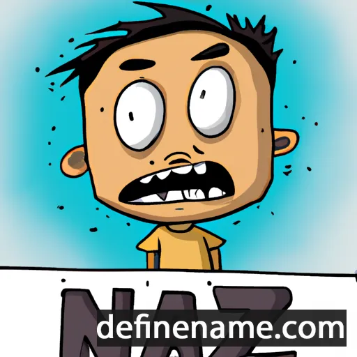 cartoon of the name Niaz