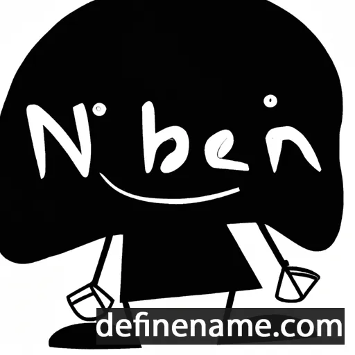 cartoon of the name Niben