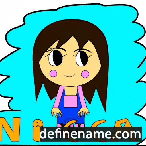 cartoon of the name Nica