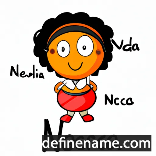 cartoon of the name Nicanora