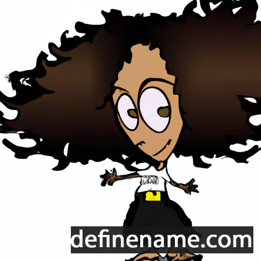 cartoon of the name Ni'mah